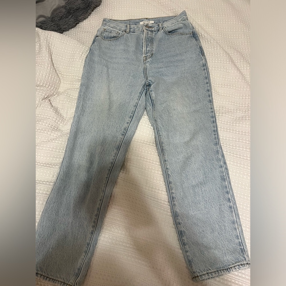 Pacsun High Rise Straight Lightwash Jeans | Size: 27